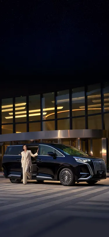 A Luxurious New Energy Vehicle DENZA D9
